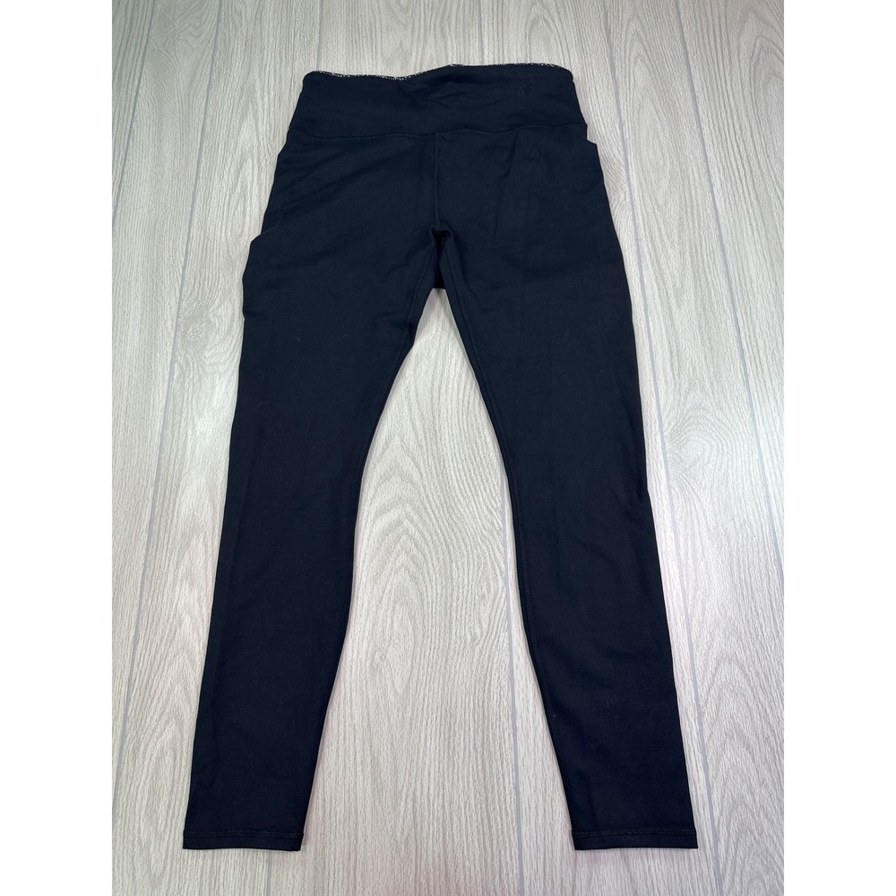 Fabletics Boost PowerHold High Waisted Leggings Black Leopard Lattice L